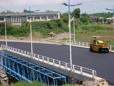 پل جديد عاقليه لاهيجان افتتاح شد